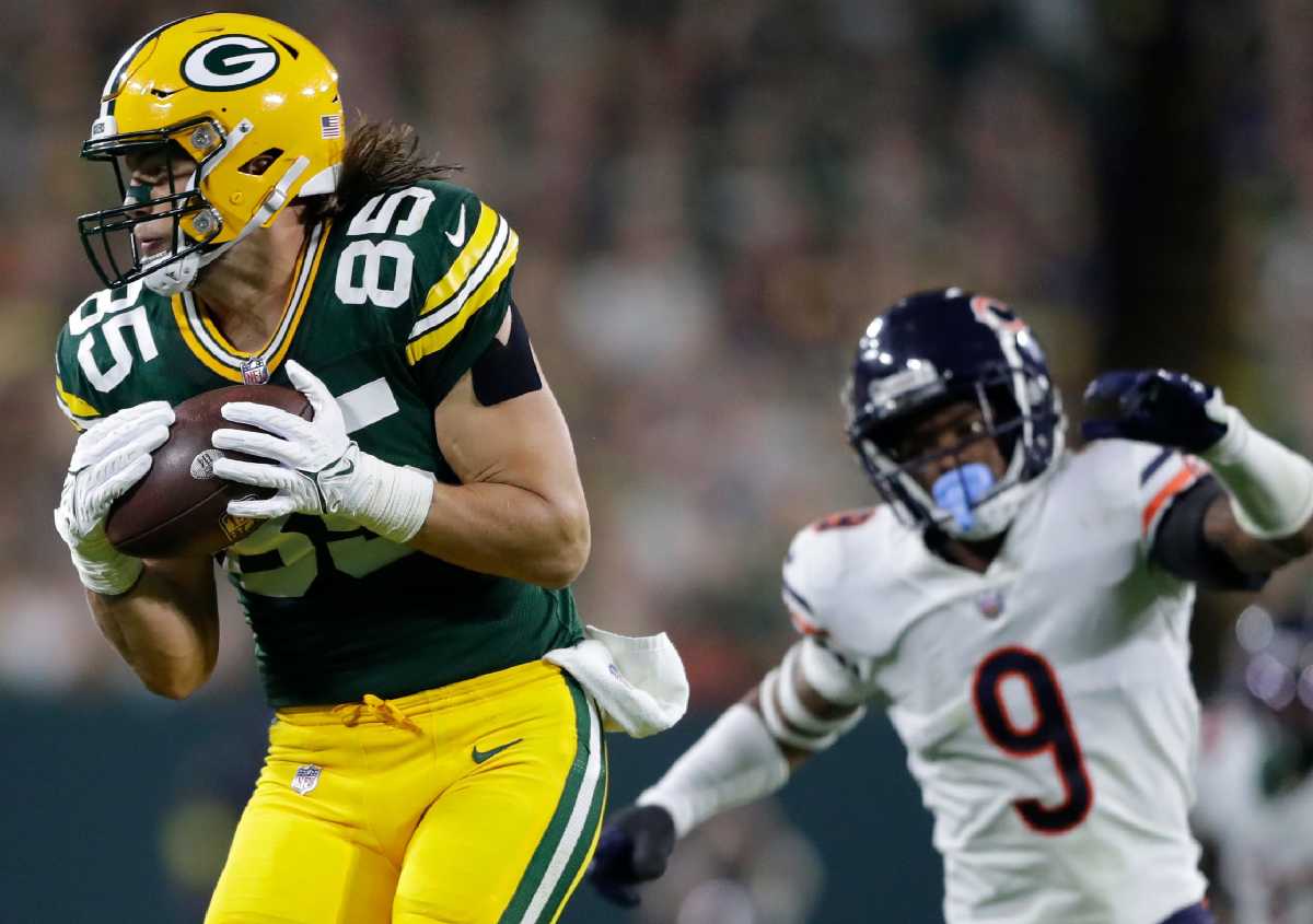 Robert Tonyan signed a one-year contract with the Bears. (All photos by USA Today Sports Images)